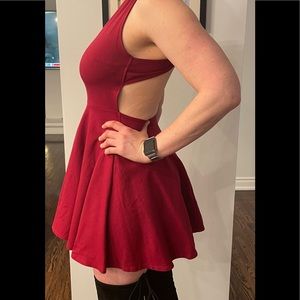 Lulus red skater dress